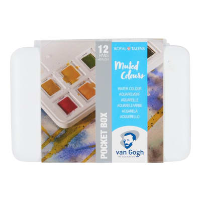 SET ACUARELAS VAN GOGH - COLORES TENUES 12 1/2 PASTILLAS4