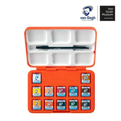 SET ACUARELAS VAN GOGH - SET VAN GOGH MUSEUM 12 1/2 PASTILLAS