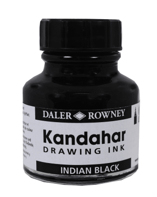 TINTA DALER ROWNEY KANDAHAR INDIAN BLACK 28 ML1