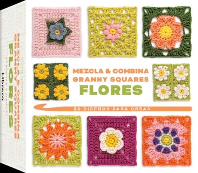 CAJA  Granny Squares. Mezcla y Combina FLORES1