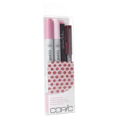 MARCADORES COPIC CIAO - DOODLE PACK PINK 4U1