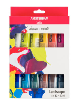SET ACRILICOS AMSTERDAM - SET PAISAJES 12X20 ML3