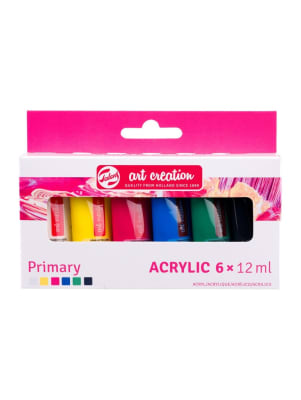 Set Acrílicos Art Creation 6X12ml Primary
