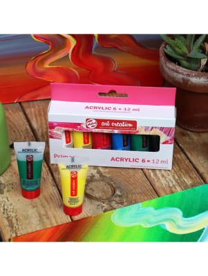 Set Acrílicos Art Creation 6X12ml Primary