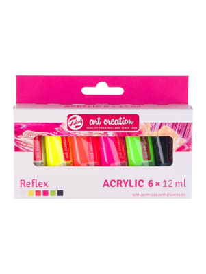 Set Acrílicos Art Creation 6X12ml Reflex8