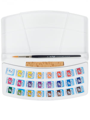 SET ACUARELAS VAN GOGH - Colores botánicos 24 pastillas1