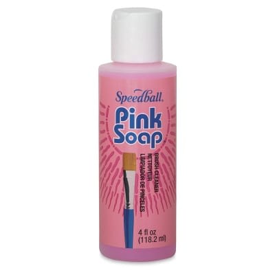 LIMPIADOR DE PINCELES SPEEDBALL - PINK SOAP 118.2 ML1