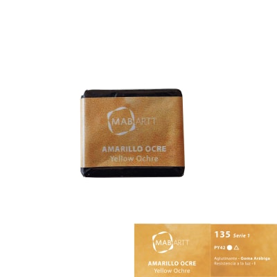 Acuarela en Pastilla Mabartt - 1/ 2 pan Variedad de Colores1