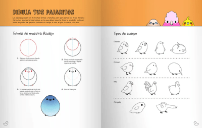 Aprende a dibujar Pajaritos Kawaii - Olive Yong