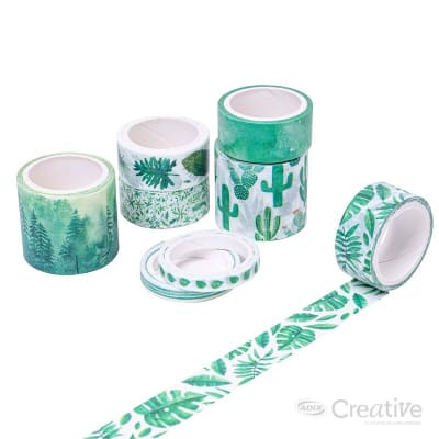 Washi tape Adix - U unidades Tonos Verde