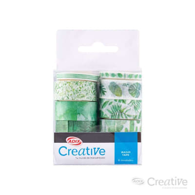 Washi tape Adix - U unidades Tonos Verde1