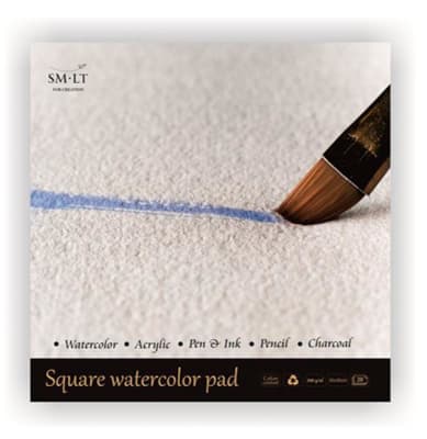 BLOCK SMLT St Cuthbert’s CUADRADO - 20 hojas, 60 -80% algodón, 260 grms, 30x30 cm1