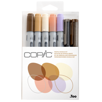 MARCADORES COPIC CIAO PEOPLE DOODLE KIT 7U1