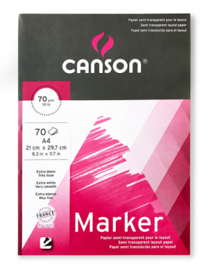 Block Canson Marker 70 grms A4 1