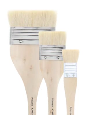 Brocha Acuarela Princeton Mango Largo Pelo Natural Corto