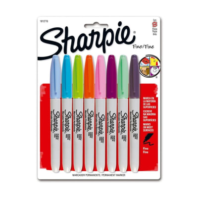 Marcadores Sharpie - Set 8 Colores Punta Fina Set Fashion1