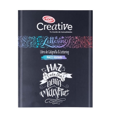LIBRO ADIX CREATIVE Caligrafía y Lettering Nivel II