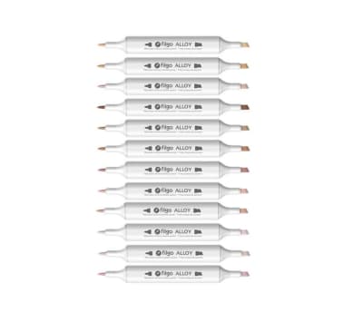 MARCADORES FILGO Alloy Set 12 Tonos - Tonos Piel