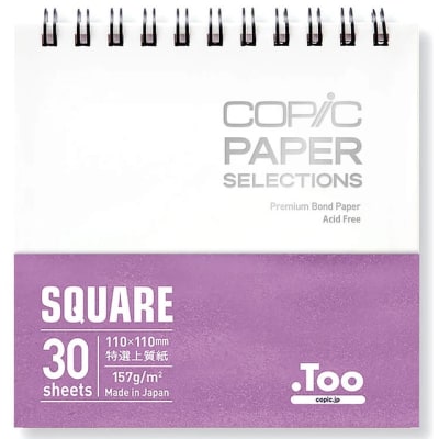 CROQUERA COPIC PAPER SELECTIONS - Papel bond premium 11x11 1557 grms 30 hojas1