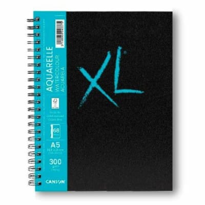 ARTBOOK CANSON XL Acuarela 300gr  a5 (14.8 x 21 cm)1