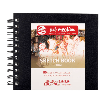 SKETCHBOOK ART CREATION Espiral 110gr - 15x15 cm1