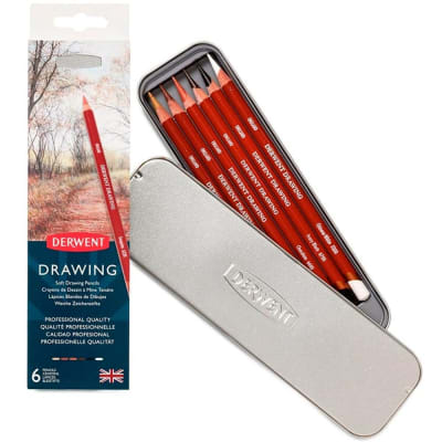 SET DERWENT Drawing - 6 colores + Sacapuntas1