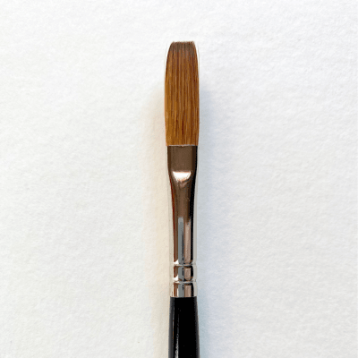 PINCEL ROSEMARY & CO Red Dot Long Flat 1/4
