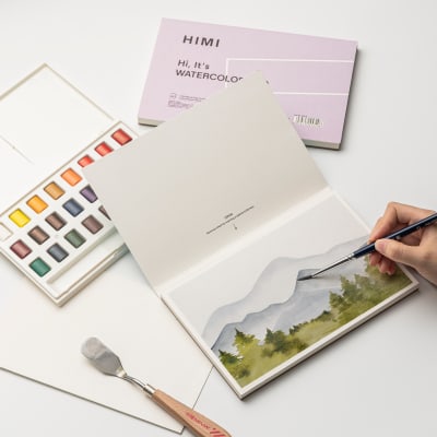 PAD HIMI ACUARELA 300gr 20h 14x21.6 cm (block papel acuarela)