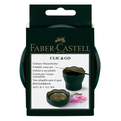 VASO DE AGUA FABER CASTELL CLIC AND GO2