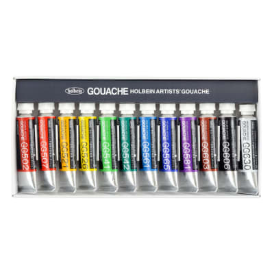 SET GOUACHE HOLBEIN 12 COLORES 5 ML3