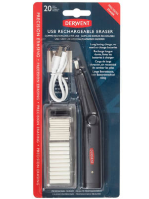 GOMA ELECTRICA DERWENT - RECARGABLE POR USB 1
