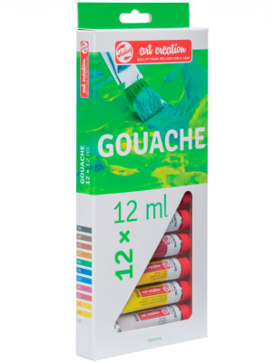 GOUACHE ART CREATION - SET 12 COLORES x 12ml1