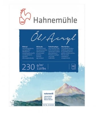 BLOCK HAHNEMUHLE De Tela Oleo/Acrílico 230gr 10h 24x32 cm1