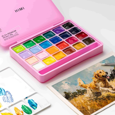 Set Gouache Himi 24 Colores  30 gramos (Sin pinceles)2