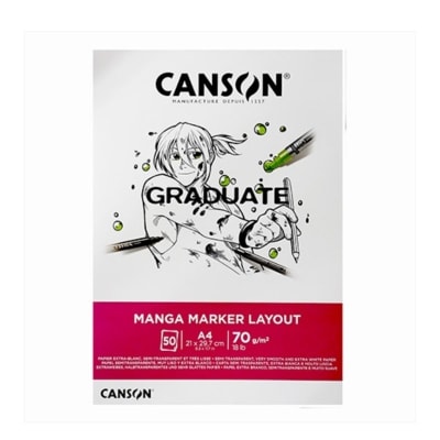 Block Canson Graduate Manga Marker layout