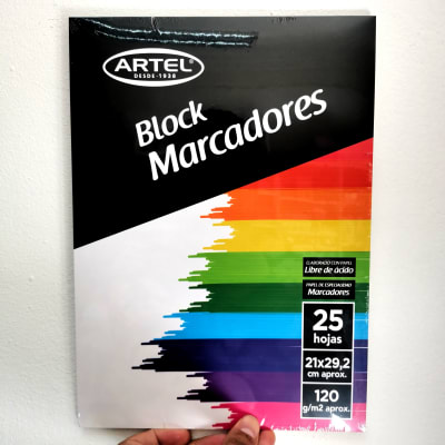 BLOCK ARTEL para Marcadores A4