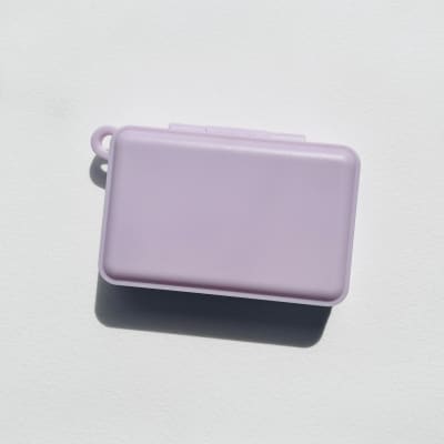 mini paleta lila  tipo llavero, disponible en variedad de colores