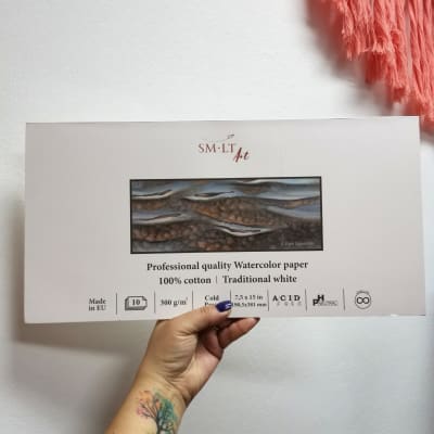 BLOCK ACUARELA SMLT PROFESIONAL APAISADO 19X 38.1 CM1