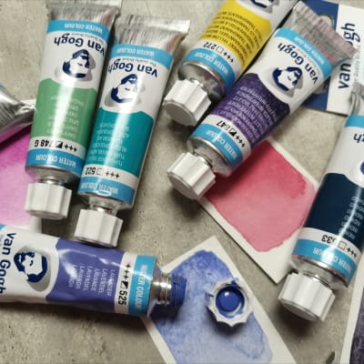 ACUARELAS EN TUBO VAN GOGH 10 ML - 72 colores2