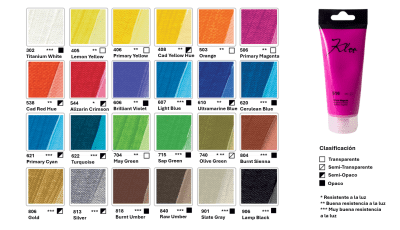 ACRÍLICO KLEE 100ml - Disponible en 24 colores