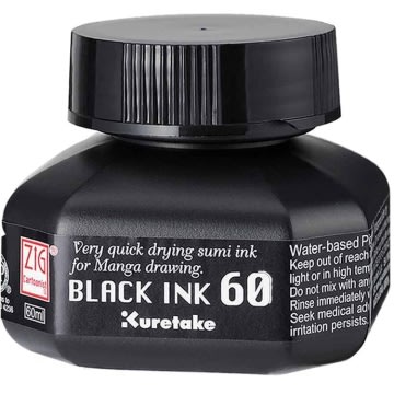 TINTAS KURETAKE - BLACK INK 60 ML1