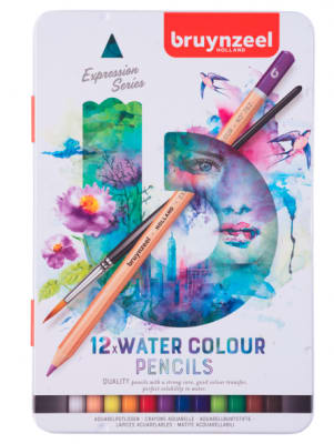 SET BRUYNZEEL LAPICES Acuarelables - 12 Colores2