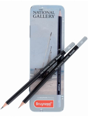 Lápices Grafito Bruynzeel National Gallery 6 Gradaciones2