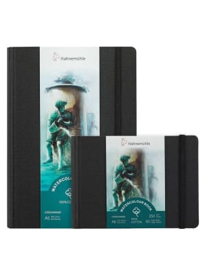 Libreta Acuarela hahnemuhle 100% algodón 250gr 60 pag