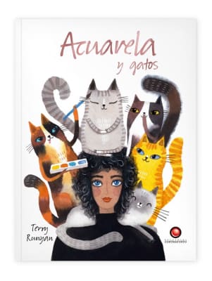Acuarela y Gatos - Terry Runyan4