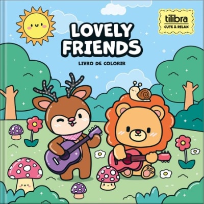 Libro para colorear tilibra Lovely friends3
