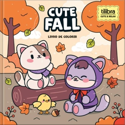 Libro para colorear tilibra Cute fall1