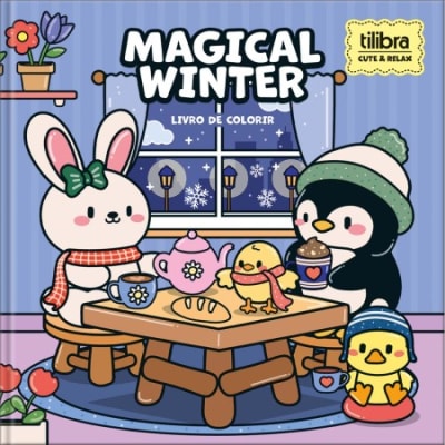 Libro para colorear tilibra Magical winter1