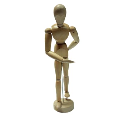 Maniquí Madera Articulado 30 cm