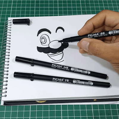 Marcador Pigma Brush Pen - Variedad de Puntas